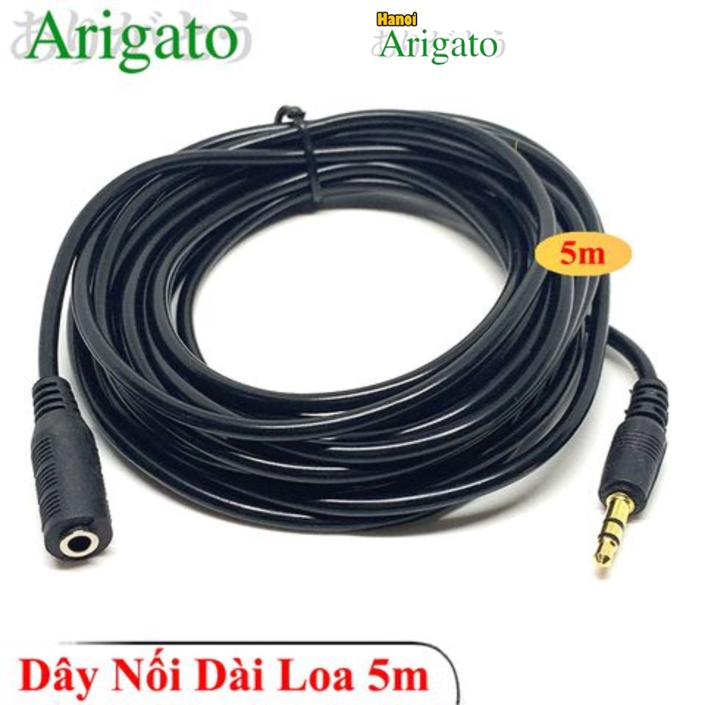 Cáp âm thanh nối dài Jack 3.5ly dài 1,5m - 3m - 5m - 10m chống nhiễu âm thanh trung thực