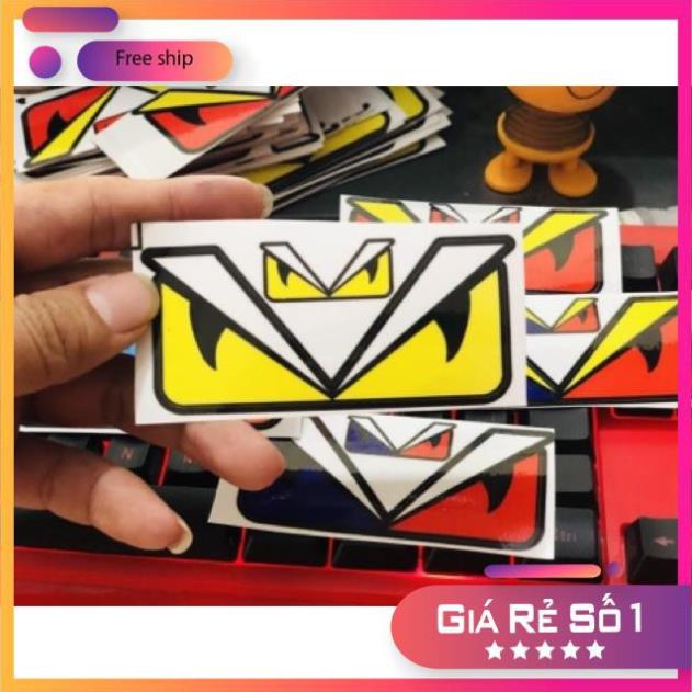 Tem mắt fendy nhỏ size 4x8.5