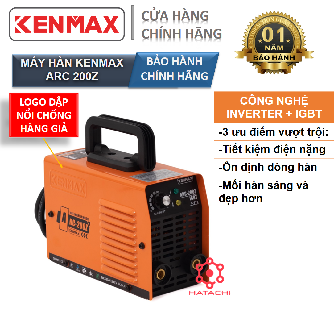 [FreeshipMAX] Máy hàn - Máy hàn điện tử - Kenmax ARC 200Z