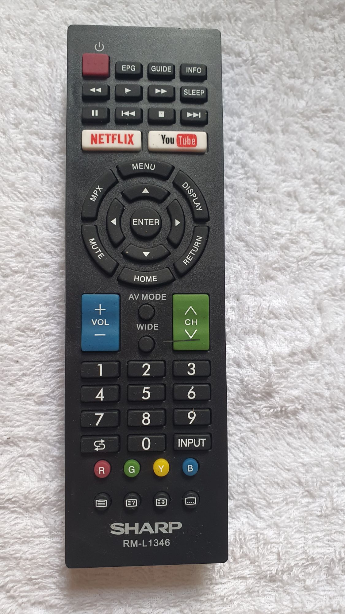 REMOTE ĐIỀU KHIỂN TIVI SHARP LED LCD SMART 1346