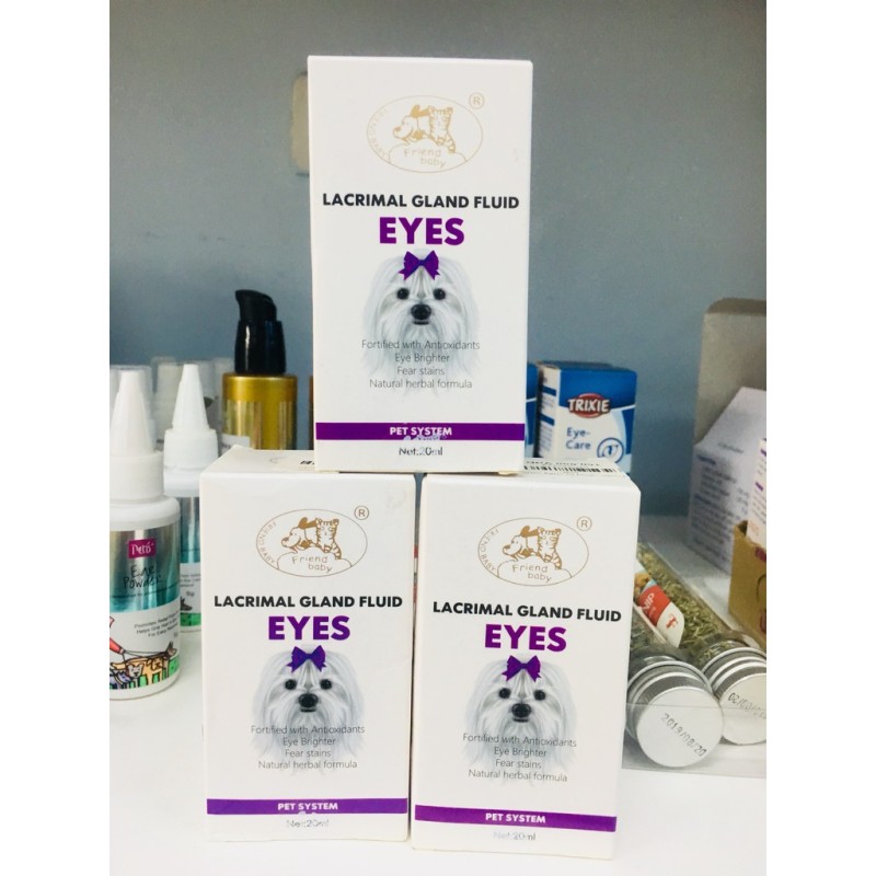 Siro Uống Chống Chảy Nước Mắt Ở Chó Mèo Lacrimal Gland Fluid Eyes 20ml