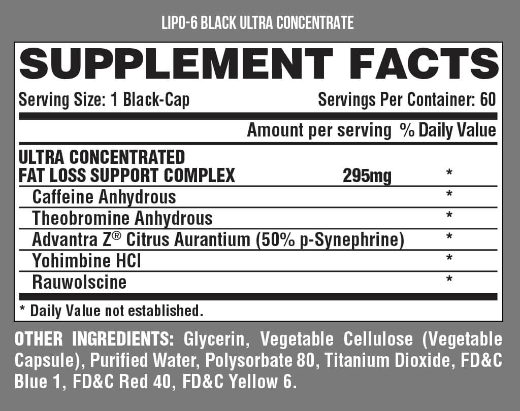 [HCM]Viên Giảm Mỡ Nutrex Lipo 6 Black 60 Viên