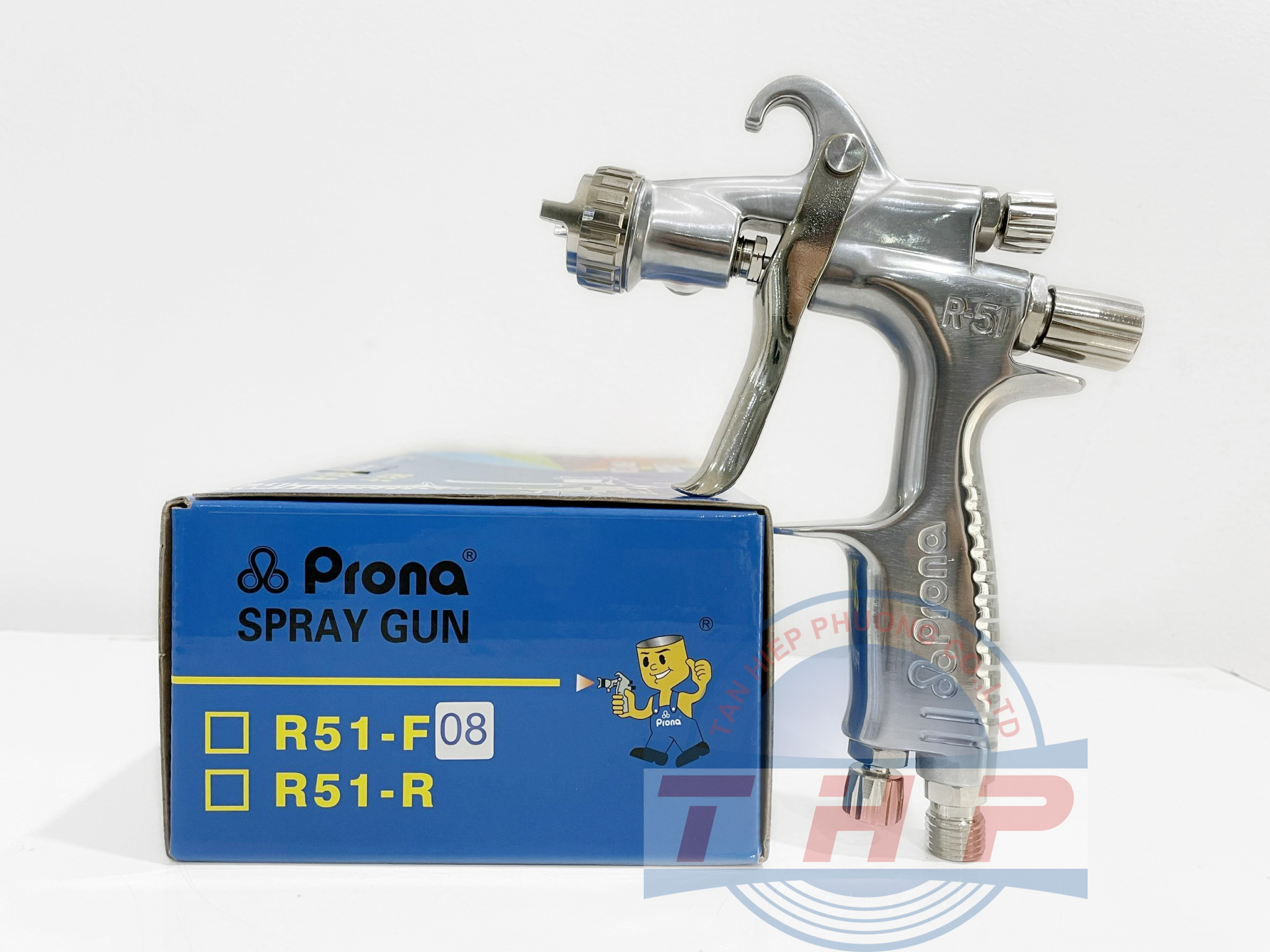 Thiết bị phun sơn Prona R51-F(1.0)+ Cốc