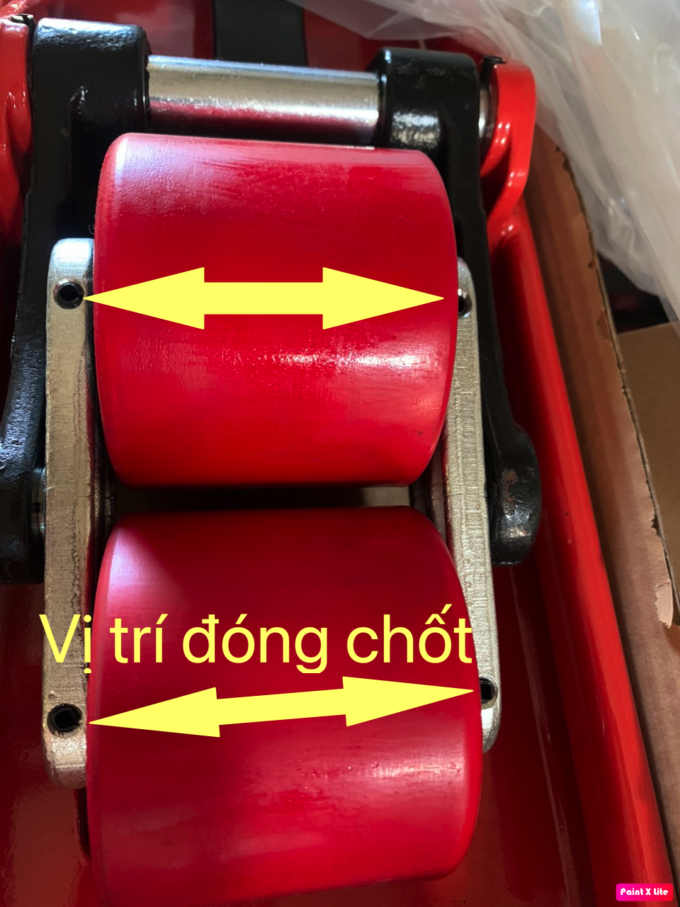 Chốt ổng xẻ rãnh, chốt đóng bánh xe.