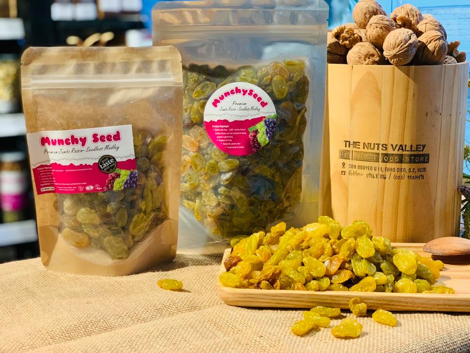Nho Khô Vàng - GOLDEN RAISIN The Nuts Valley