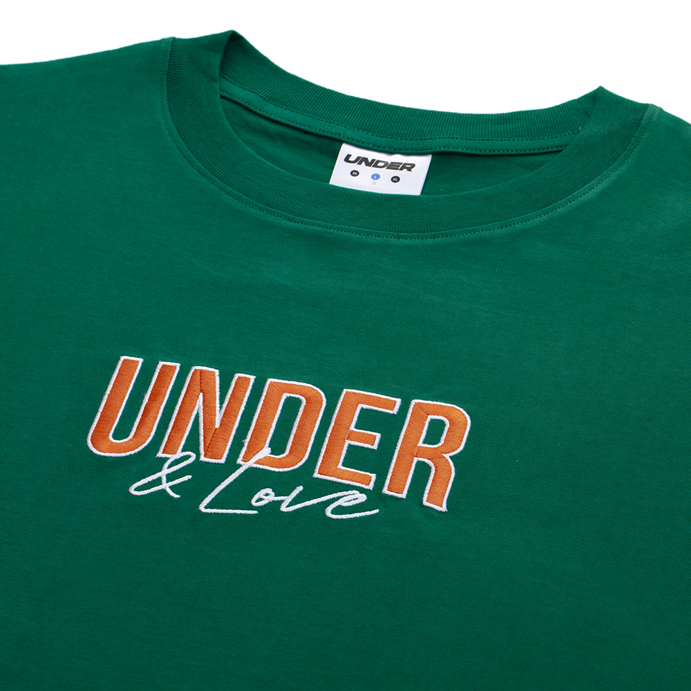 Áo thun UNDER & Love Tee (Green) - UTS011A