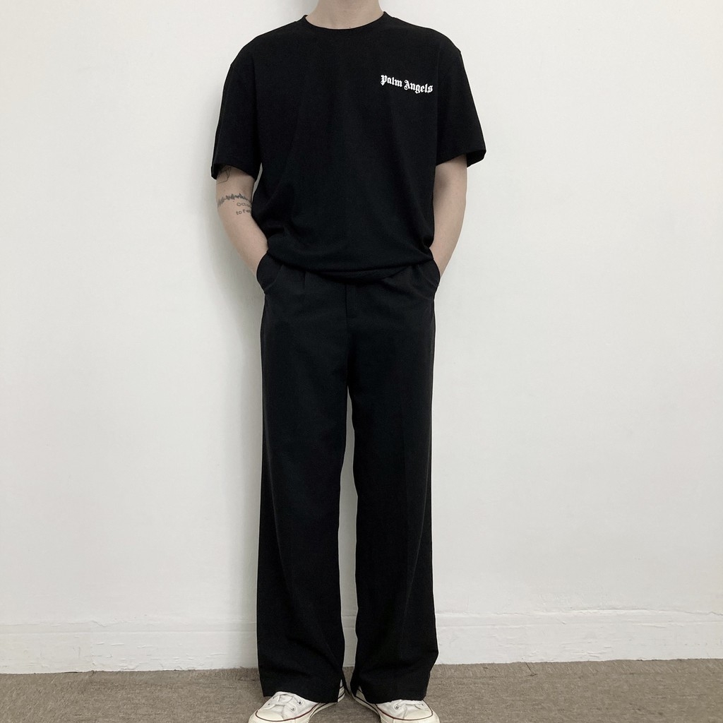 ÁO THUN TAY LỠ PALM ANGELS LOGO (45-70KG)
