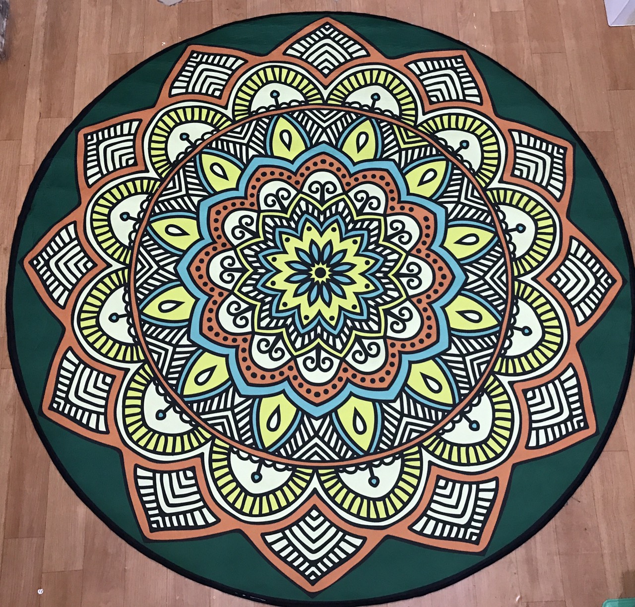 Thảm yoga tròn 1,8m Kèm túi