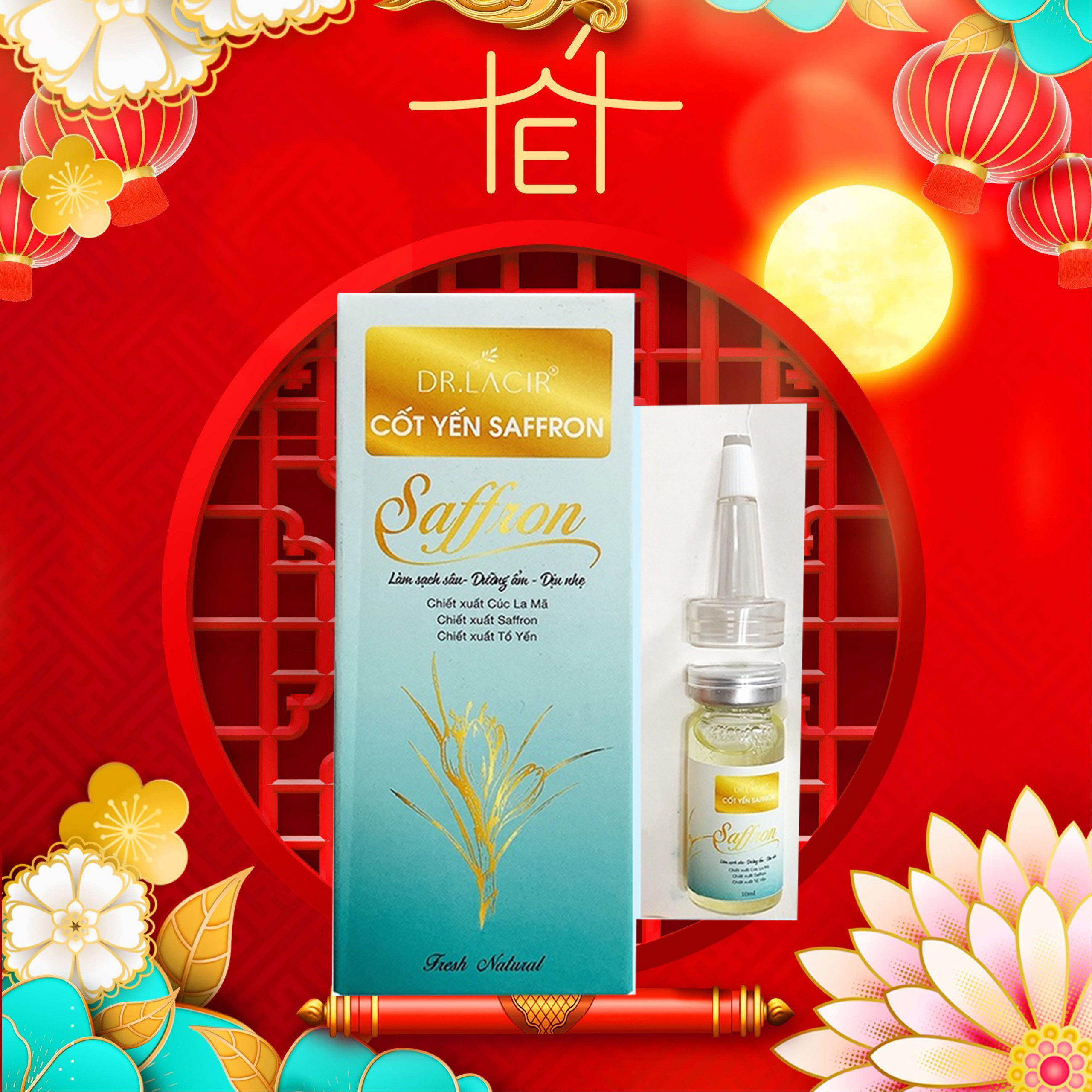 [Mini] Toner Cốt Yến Saffron Dr Lacir Cấp Ẩm Hỗ Trợ Se Khít Lỗ Chân Lông Dr.lacir 10ml