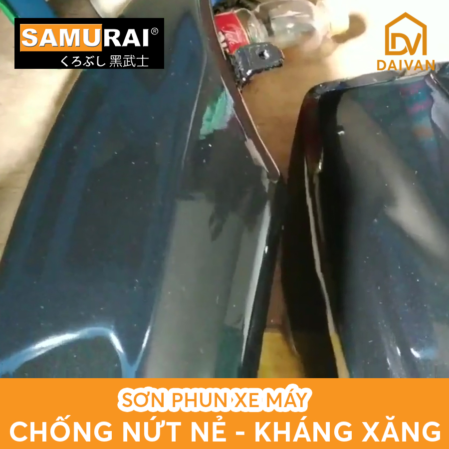 Chai sơn Samurai Y1222* màu đen Mio - Màu Yamaha