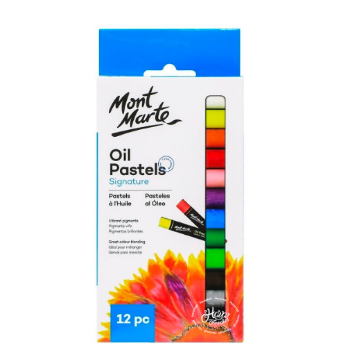 Sáp Dầu Oil Pastels MONT MARTE 12/24 Màu