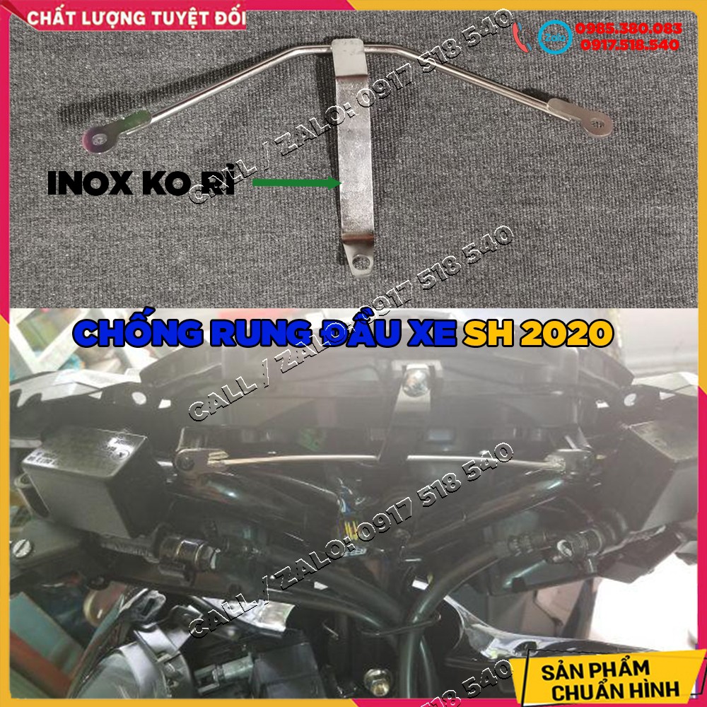 Chống Rung Đầu Xe Sh 2020 - 2021 ( inox ko rỉ )
