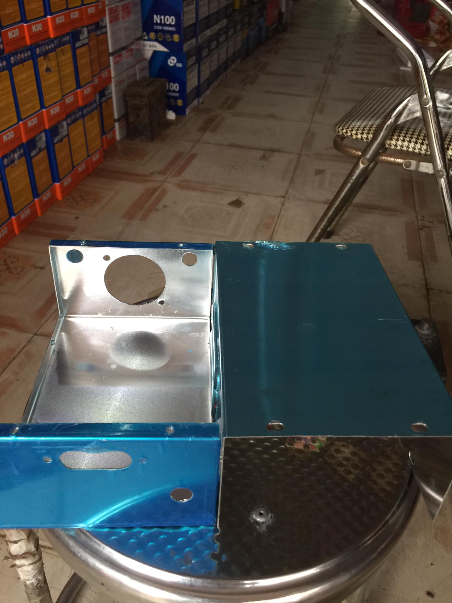 Hộp Nhôm làm 10- 20 sò D718 ( 2 BỘ)