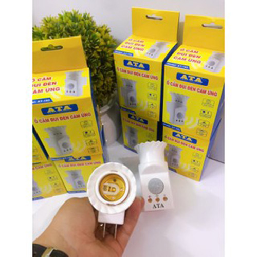 [HCM]Ổ cắm đui đèn cảm ứng ATA AT-193