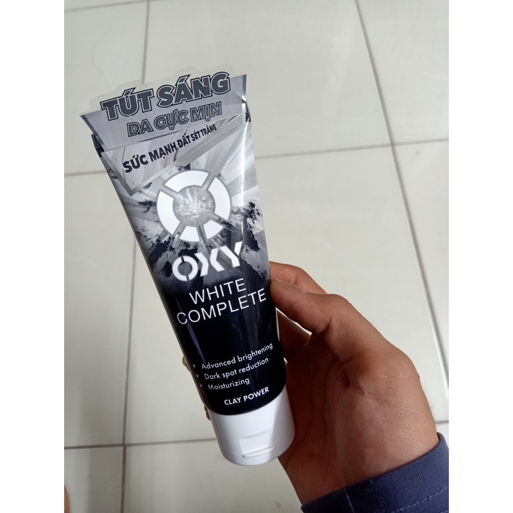 Kem rửa mặt OXY White Complete 100g - tút sáng da mặt từ đất sét trắng 100g
