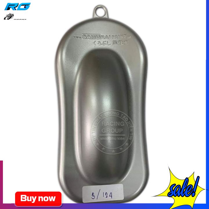 [HCM]Sơn xịt Samurai H111 Màu Bạc Sáng Sơn Lốc Máy Các Dòng Xe Honda