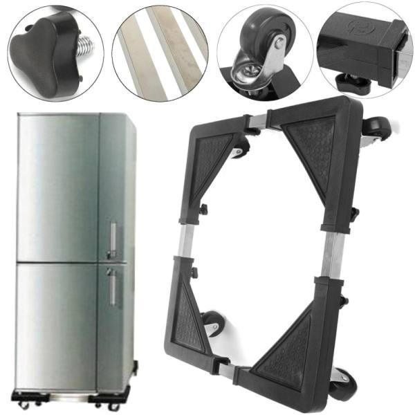 Kệ để tủ lạnh, máy giặt siêu bền loại có bánh xe - Giá Để Tủ Lạnh, Máy Giặt - Kệ chân để máy giặt tủ lạnh inox Có bánh xe đa năng