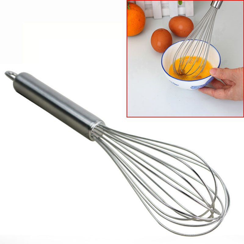 Phới Lồng Đánh Trứng Cầm Tay Inox 25cm