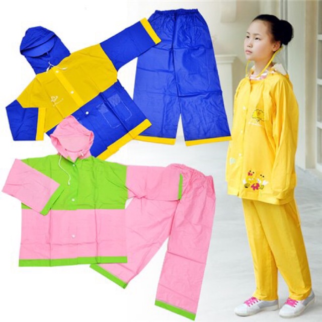 Áo Mưa Bộ Cho Bé ( Đủ Size)