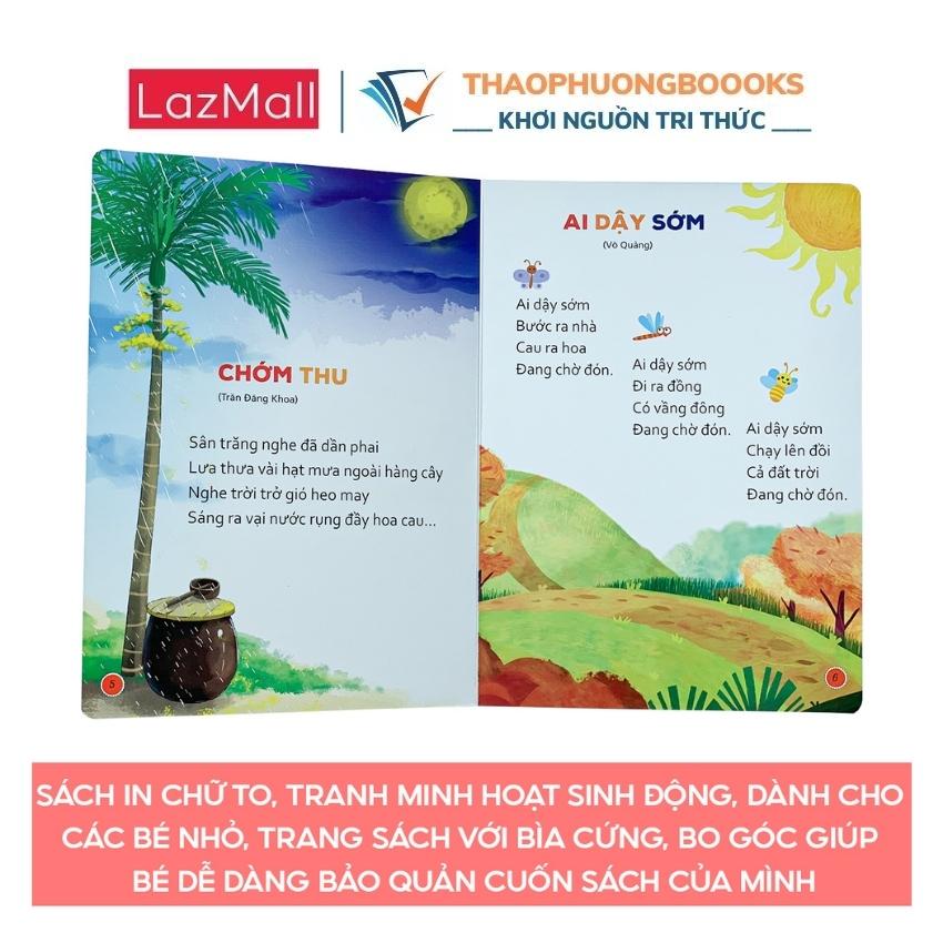 Sách - Thơ cho bé tập nói [bìa cứng]-ThaoPhuongBooks
