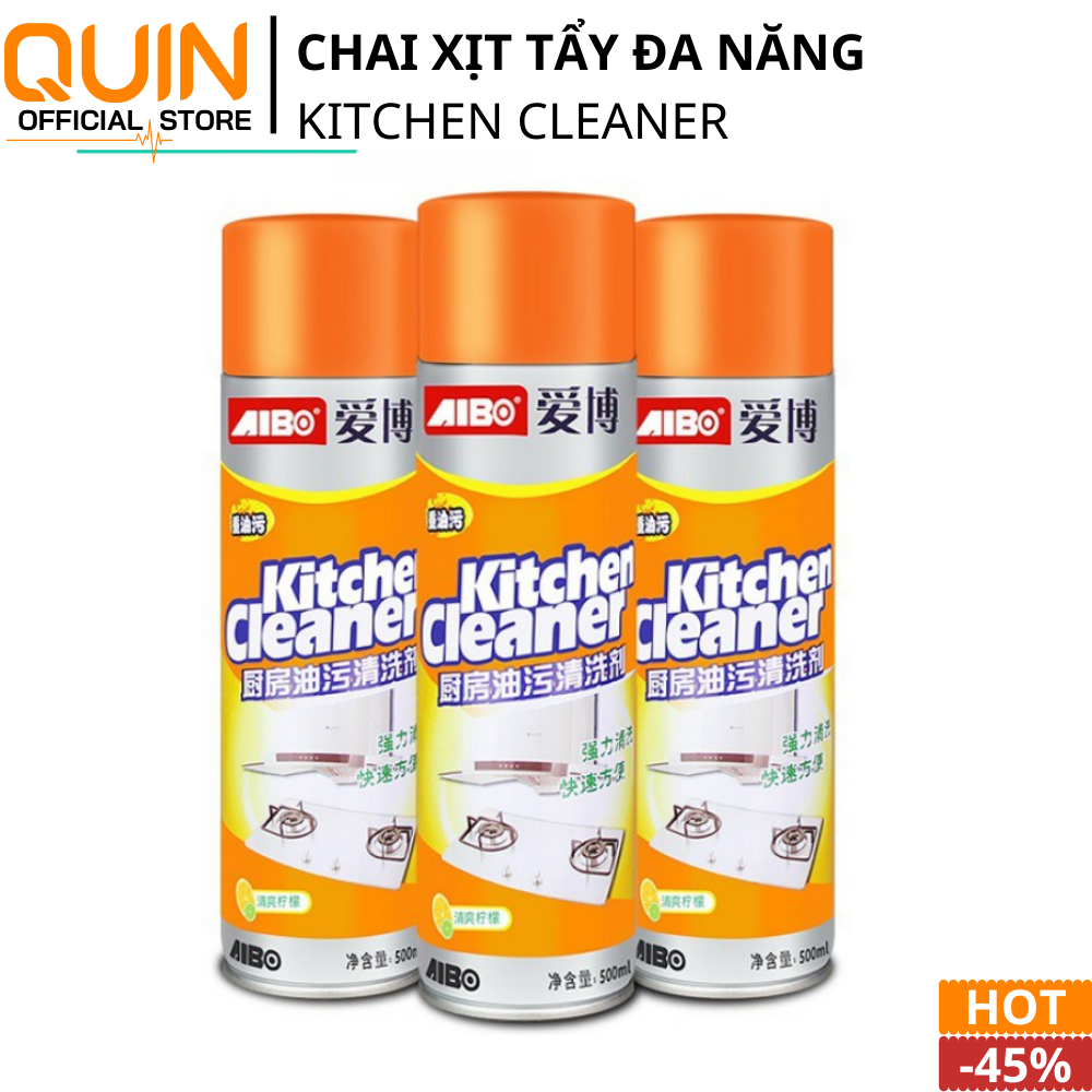 Chai xịt tẩy đa năng nhà bếp kitchen sleaner- siêu nhanh- siêu sạch, chai tẩy trắng đồ dùng nhà bếp, chai cọ rửa đồ inox han gỉ, bình xịt bọt tuyết nhà bếp