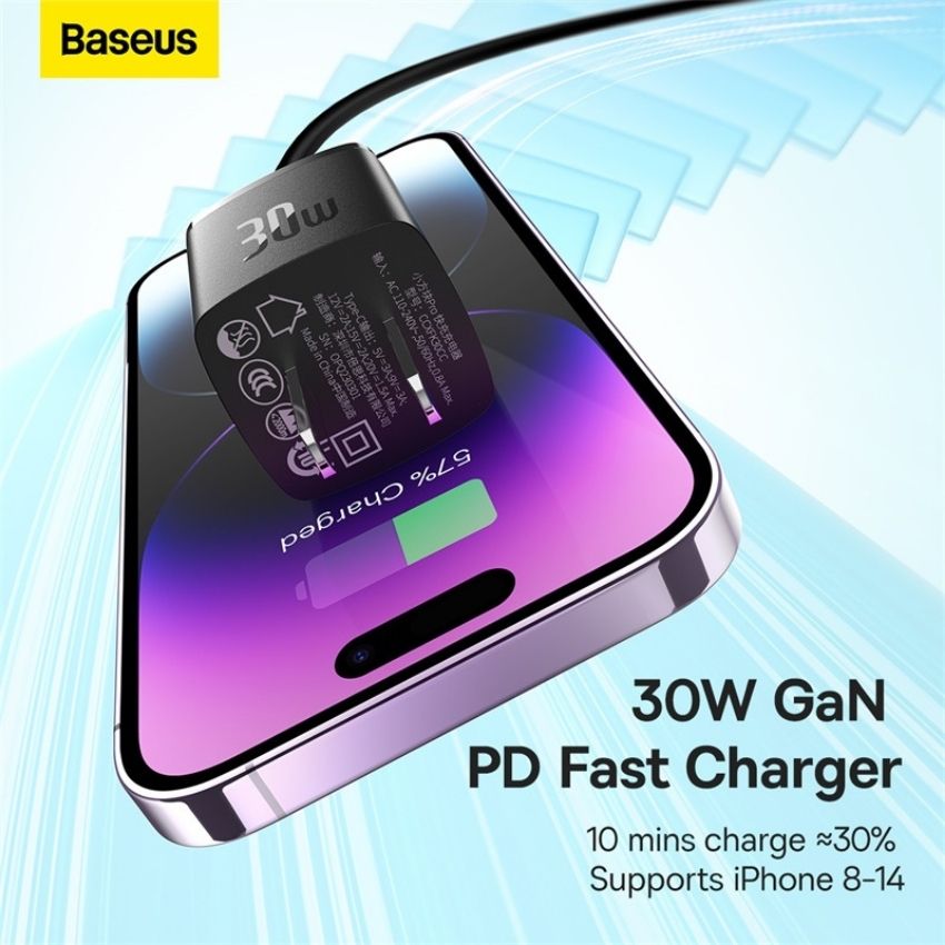 Củ sạc nhanh Baseus Cube Pro Fast Charger 1C 30W CCXF
