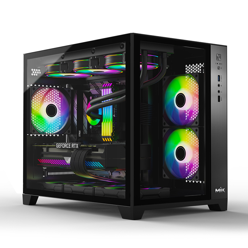 Vó Case MIK LV12 M – BLACK - WHITE