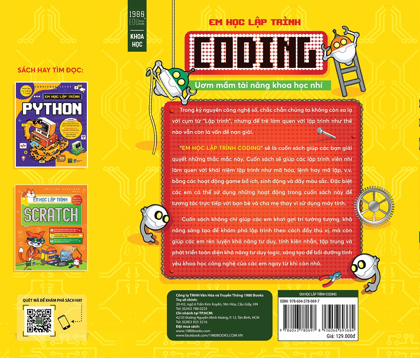 Sách Fahasa - Em Học Lập Trình Coding