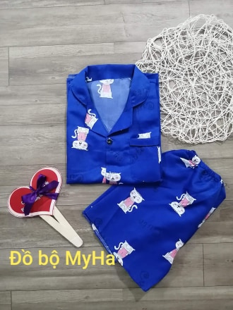 [HCM]Đồ Bộ pijama Kate Đùi  (mã 2)