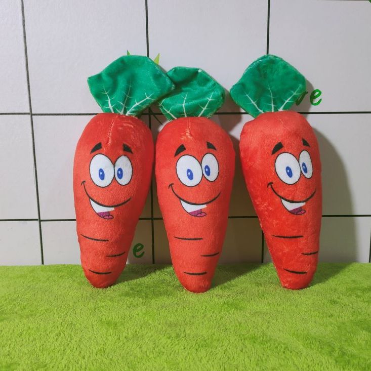 GẤU BÔNG CÀ RỐT 20cm CHO BÉ 1 TUỔI