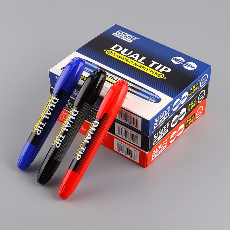 Bút Lông Dầu 2 Đầu Baoke DUAL TIP MP2918
