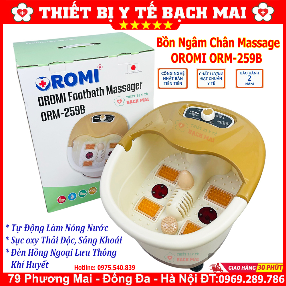 Bồn Ngâm Chân Massage OROMI ORM-259B