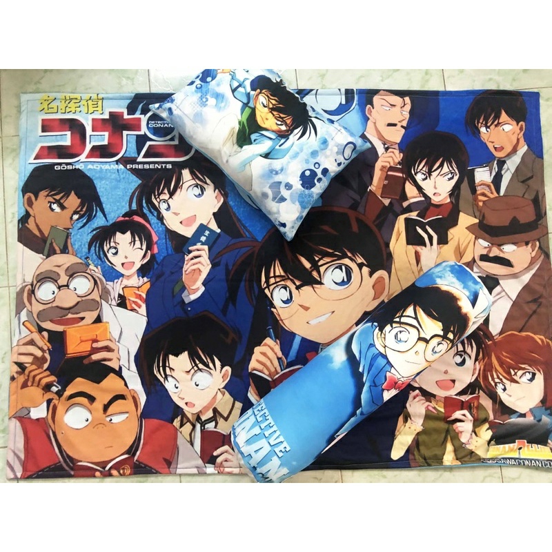 Set chăn gối Conan cho bé mẫu giáo