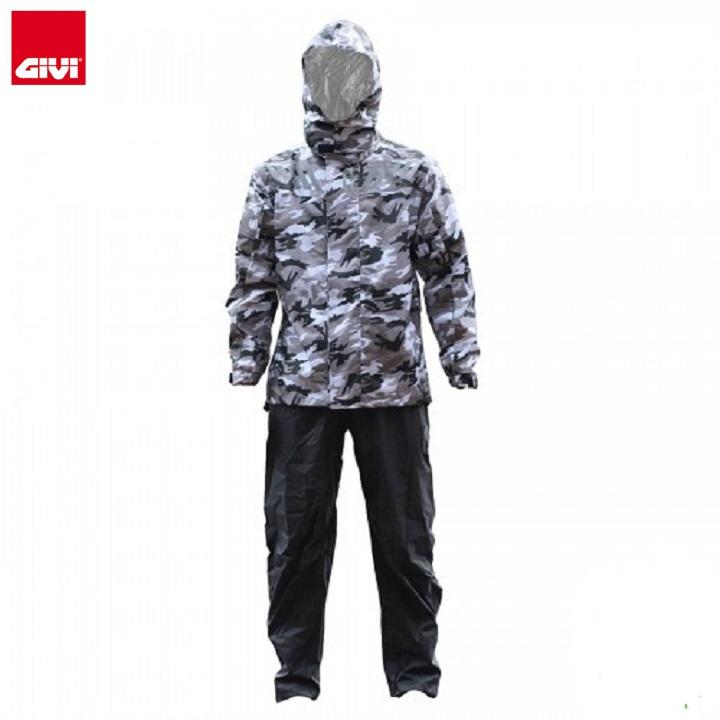 Áo Mưa Bộ Givi CAM01 - Thiết Kế Có Mũ