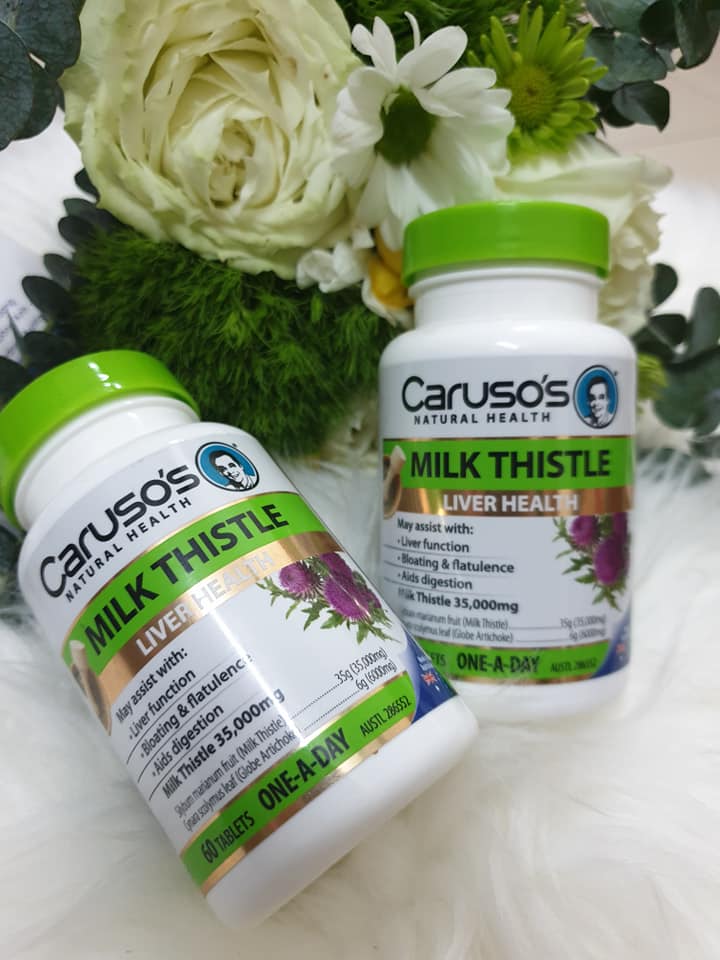 Bổ gan Milk thistle Carusos 35000mg