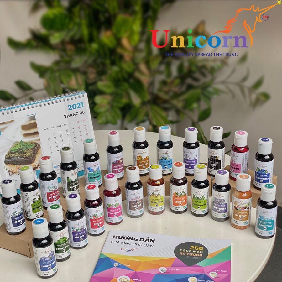 Màu thực phẩm siro Unicorn 60g