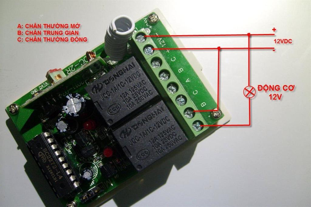 Bộ điều khiển đảo chiều động cơ 220V