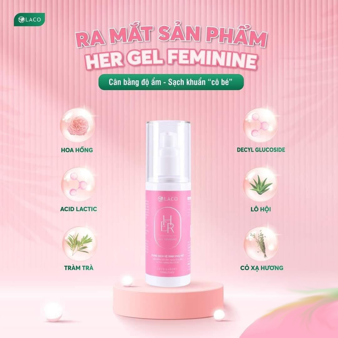 Dung dịch vệ sinh phụ nữ Laco chính hãng