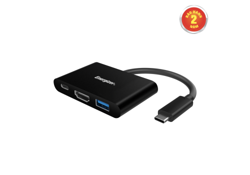 [HCM]Bộ chuyển USB-C3.1 Hub Energizer USBA/USB-C/HDMI - HC303CV