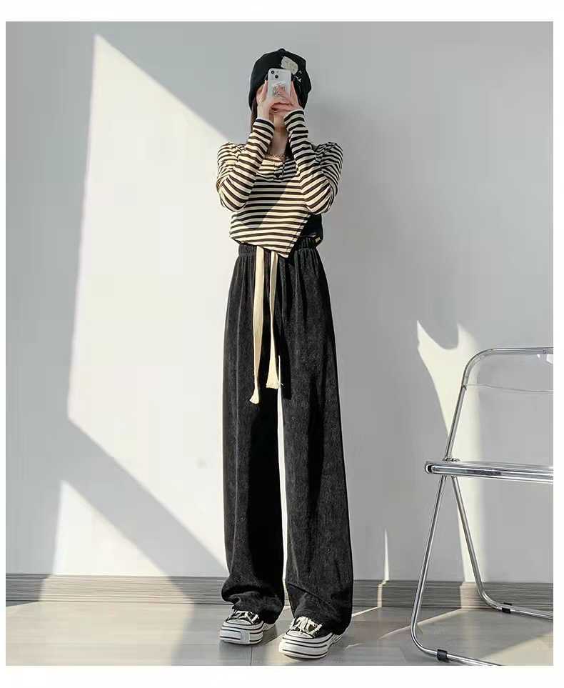 Quần ống rộng NỈ NHUNG TĂM dày đẹp ấm áp, có size đại bigsize 102KG, kiểu dáng hot trend năm nay, unisex, chưa từng làm ai thất vọng