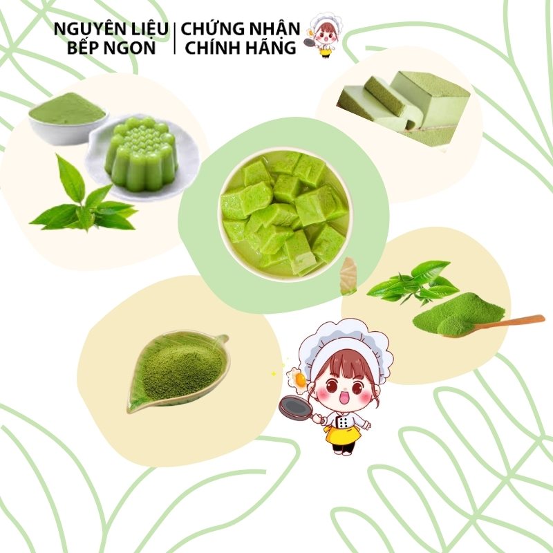 PUDDING MATCHA 500G - NGUYÊN LIỆU BẾP NGON