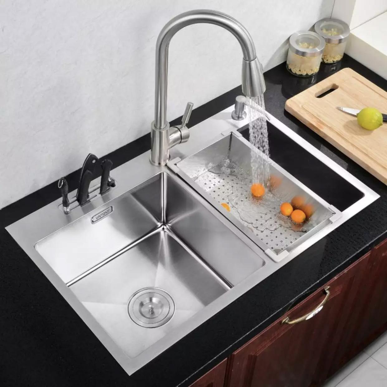 Vòi rửa chén dây rút -  vòi rửa bát dây rút