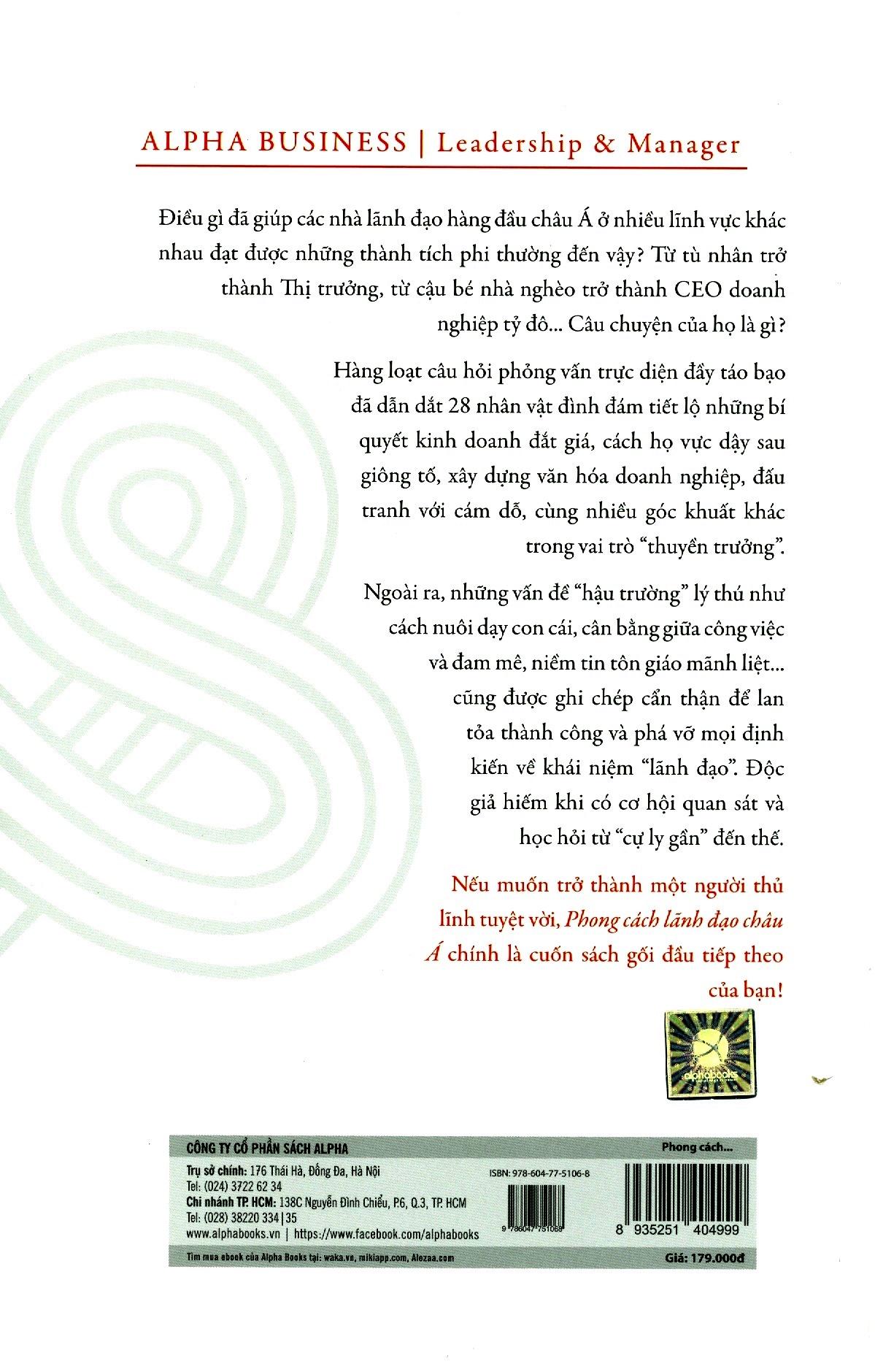 Sách - Phong cách lãnh đạo Châu Á
