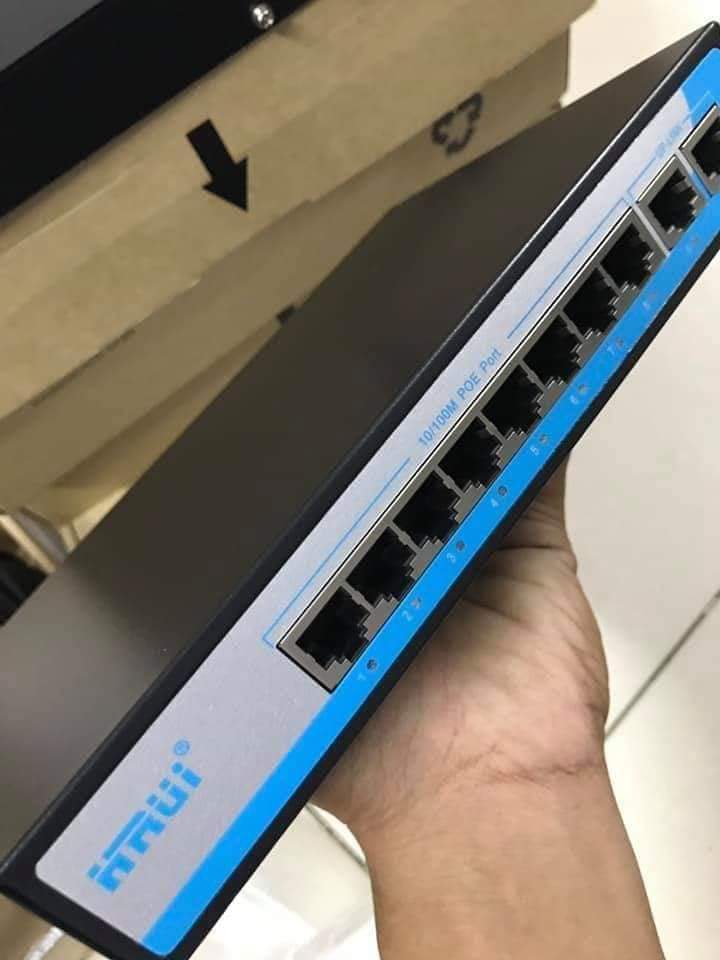 Switch POE Hrui 8 Port HR901-AF-82N