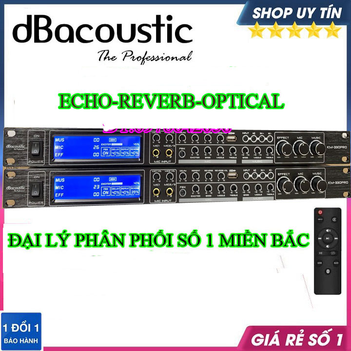 vang db acoustic km 330 pro- 48 BIT, Cổng quang, Bluethooth