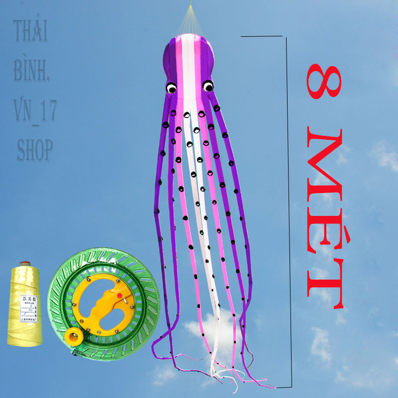 DIỀU BẠCH TUỘC - DIỀU BẠCH TUỘC KHỔNG LỒ 8M ( MẮT & XÍCH TUA LỒI )