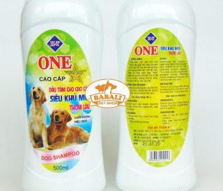 HCMDầu tắm chó One X cao cấp 500ml - Khử mùi-thơm lâu thumbnail