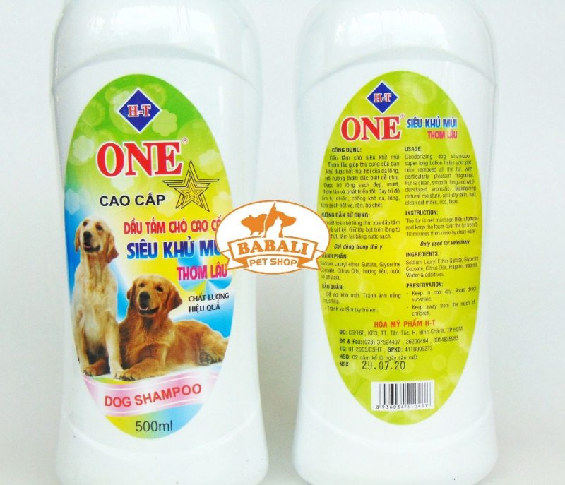 Dầu tắm chó One X cao cấp 500ml - Khử mùi-thơm lâu