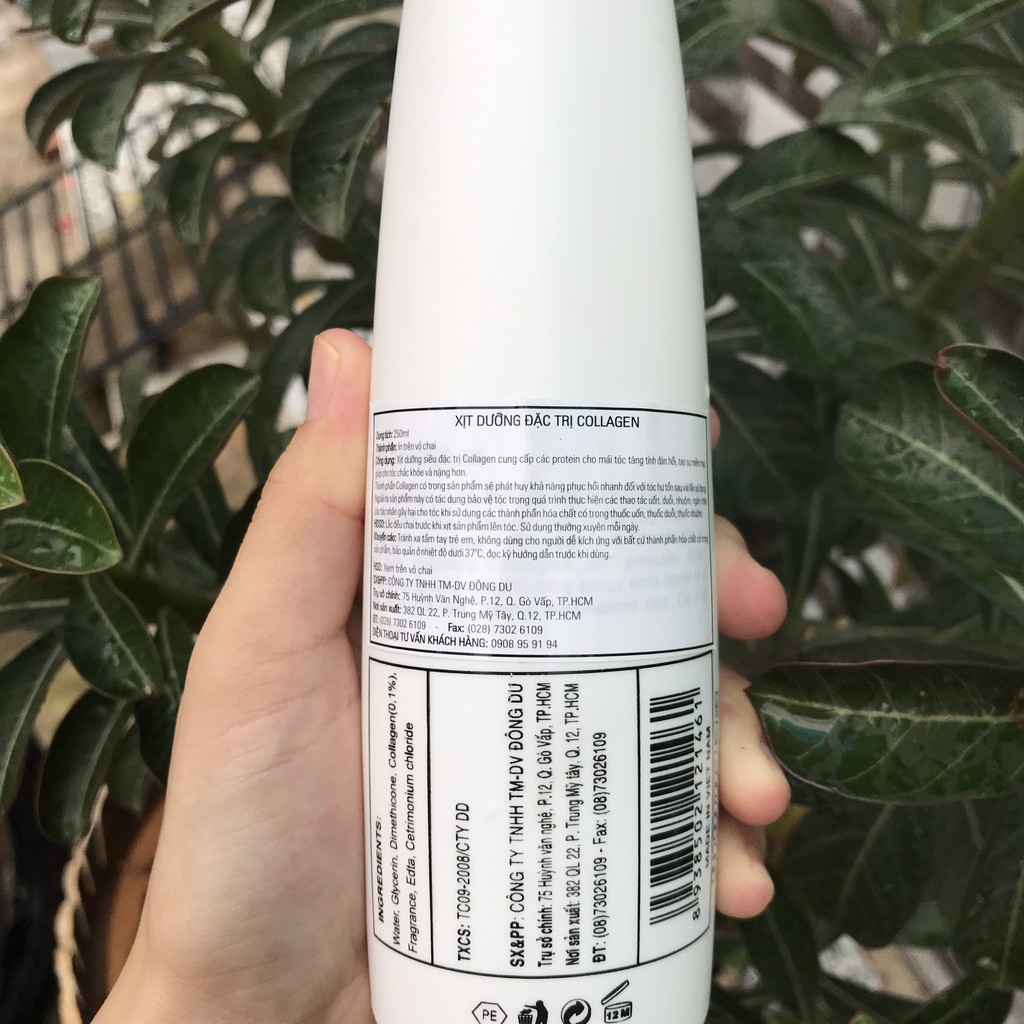 SỮA XỊT DƯỠNG TÓC COLLAGEN KENDALI 2 lớp