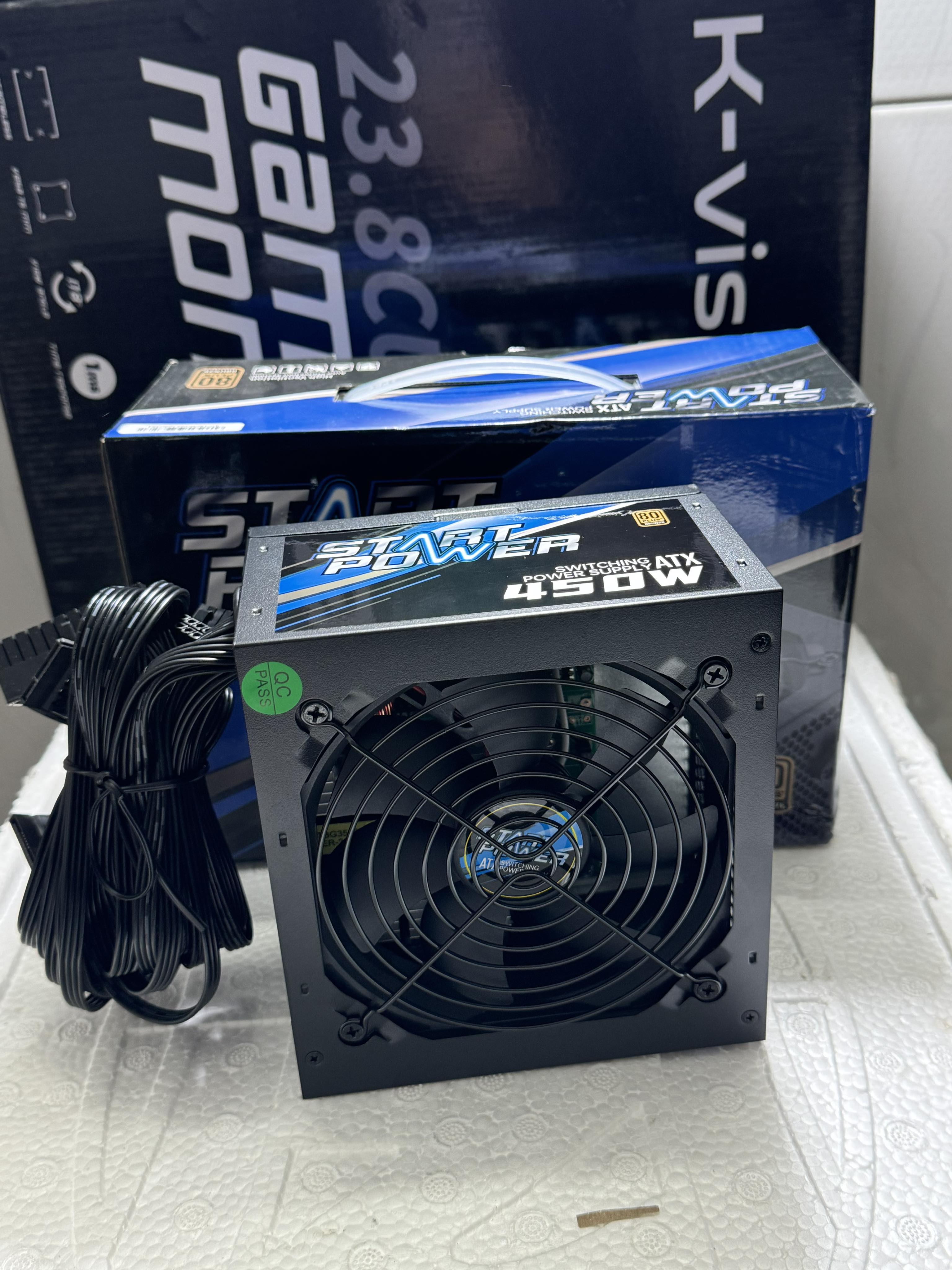 Nguồn Gaming 80plus Start Power 450w BH 36 tháng